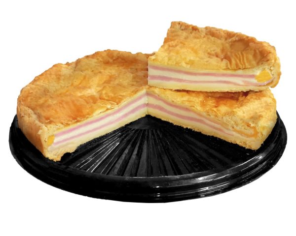 Torta de jamón y queso