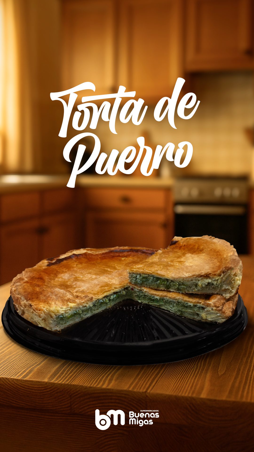 TARTA DE PUERRO BUENAS MIGAS
